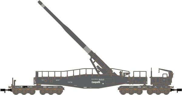 Kato HobbyTrain Lemke H23604 - Railway gun K5 Leopold